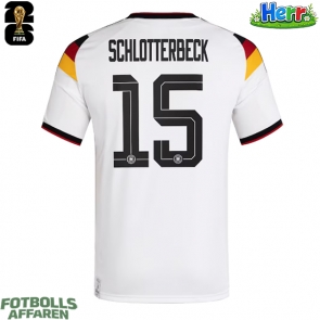 Tyskland Nico Schlotterbeck #15 Hemmatröja VM 2026 Kortärmad